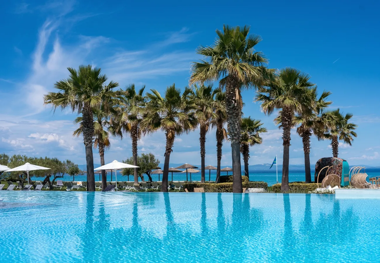 hôtel 5 étoiles situé sur la plage de Chalcidique